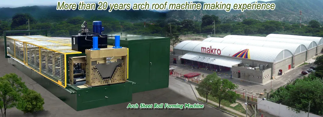 Bohai Metal Arch Roof Panel Roll Forming Machine